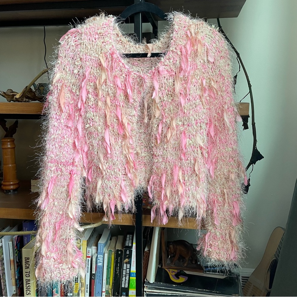 LoveShackFancy Carol Shaggy Cardigan